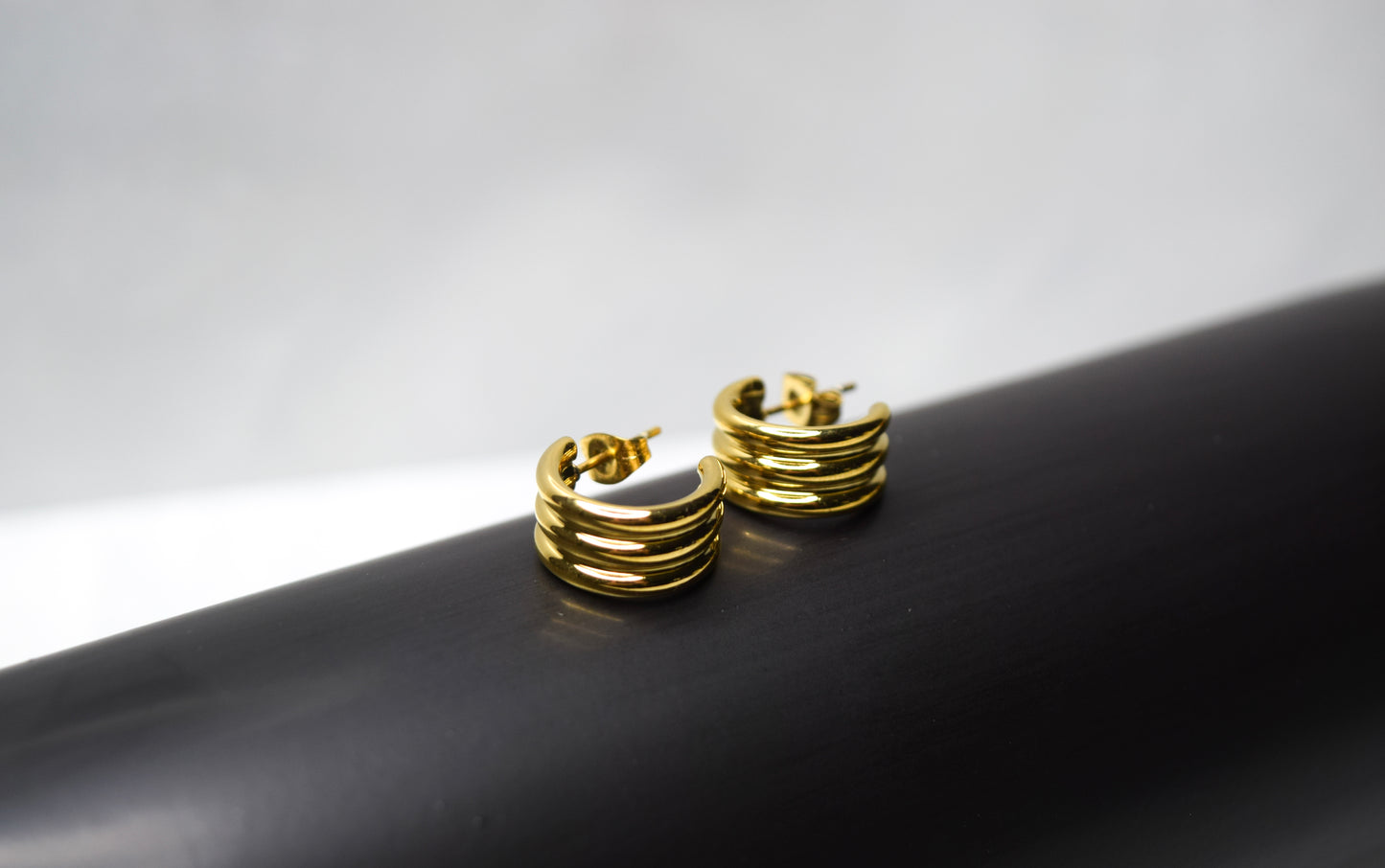 Clara Gold Mini Hoops